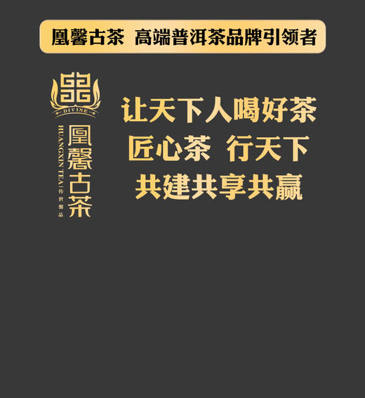 2022年凰馨春茶首发《问鼎》云南普洱生茶357克茶饼 商品图12
