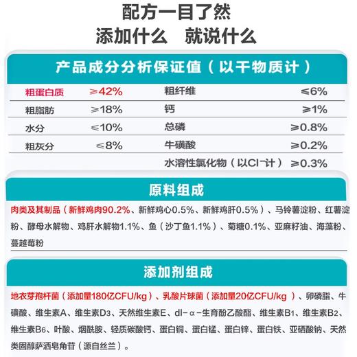 「90%鲜鸡肉添加 全阶段通用」卫仕X90鲜肉粮鸡肉配方猫粮1.5kg 商品图2