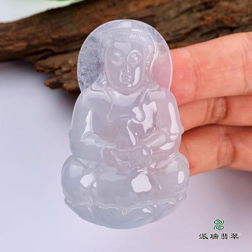 派瑞翡翠 翡翠观音 糯种 飘翠 商品图4