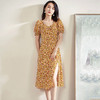 剩M/L 清新碎花2025夏季新款潮流A字裙泡泡袖连衣裙 商品缩略图1