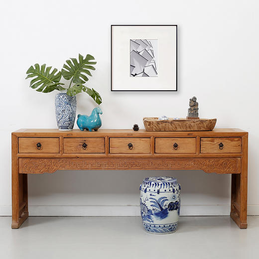 华伦家具 实木桌案条案玄关桌 案台 案几 条几 供桌 商品图5