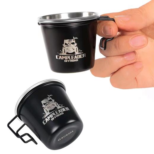 凯普露营不锈钢把手啤酒杯4件套70ml 商品图4