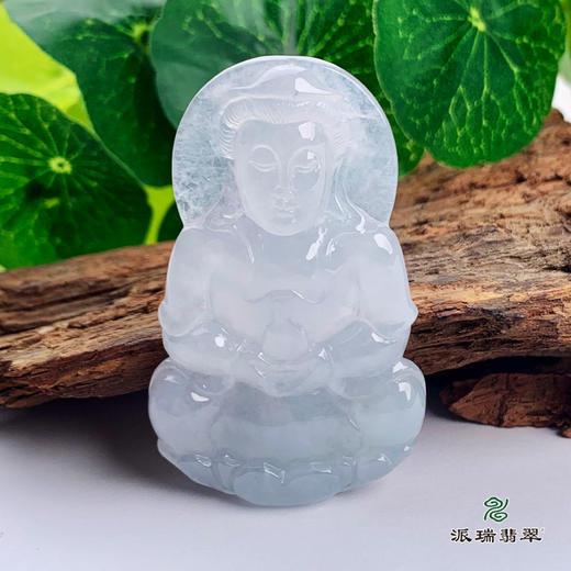 派瑞翡翠 翡翠观音 糯种 飘翠 商品图2
