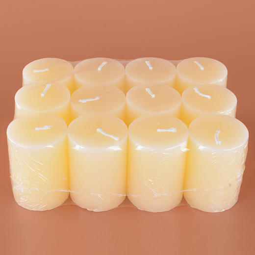 KCTB010粗短小圆柱蜡烛象牙色 商品图3