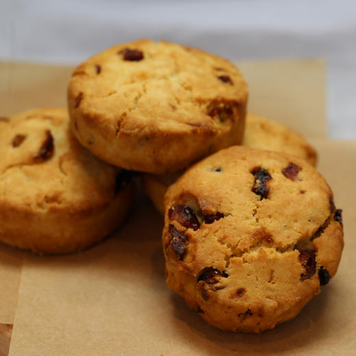 1522蔓越莓全麦曲奇 Cranberry Oatmeal Cookies发酵解馋点心小零食下午茶休闲食品 商品图1
