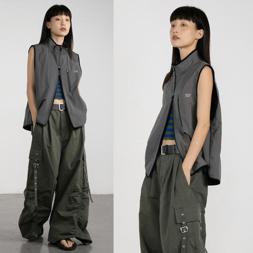 CryingCenter山系户外双向拉链 挡风骑行徒步马甲背心哭喊中心 商品图6