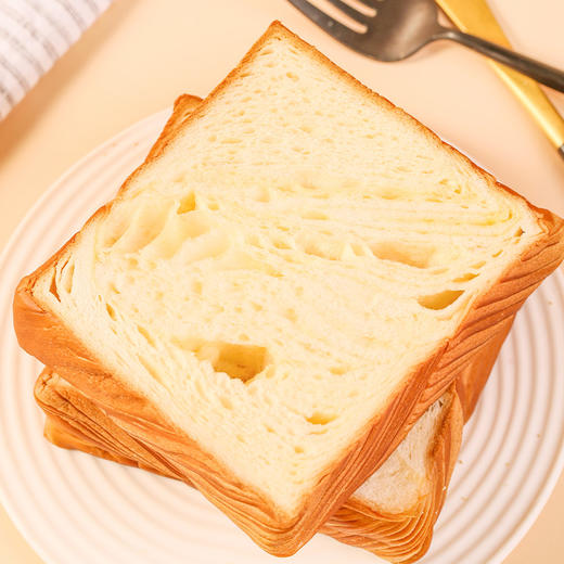 【21天新鲜短保】董小姐厚切吐司400g*2箱 原味 玫瑰味 切片 手撕面包 网红早餐代餐食品 商品图3