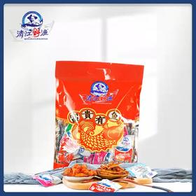 【休闲零食 健康美味】土老憨 清江野渔鱼干鱼块礼袋装338g特产即食零食麻辣小鱼仔香辣鱼块 综合口味