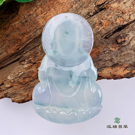 派瑞翡翠 翡翠观音 糯种 飘翠 商品图3