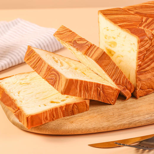 【21天新鲜短保】董小姐厚切吐司400g*2箱 原味 玫瑰味 切片 手撕面包 网红早餐代餐食品 商品图0