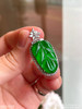 老坑帝王绿高冰叶子吊坠 52999【2021707】 商品缩略图0