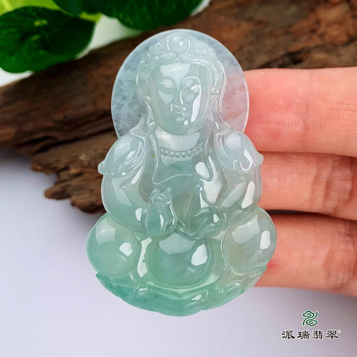派瑞翡翠 翡翠观音 糯种 飘翠 商品图2