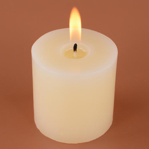 KCTB010粗短小圆柱蜡烛象牙色 商品图0