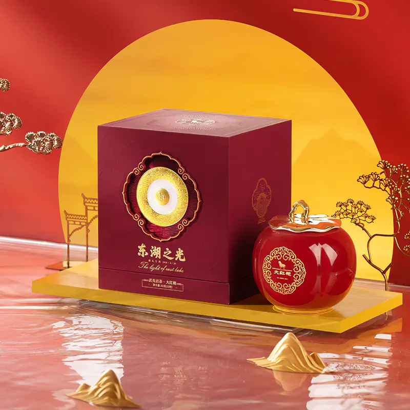 八马茶业|东湖之光大红袍乌龙茶茶叶 80g/盒
