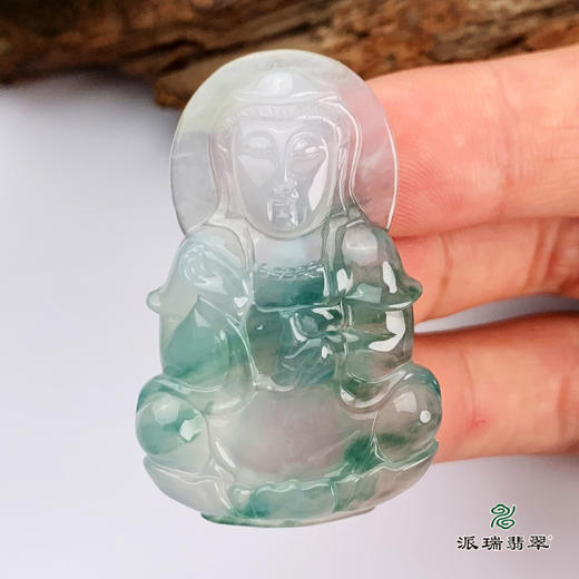 派瑞翡翠 翡翠观音 糯种 飘翠 商品图2