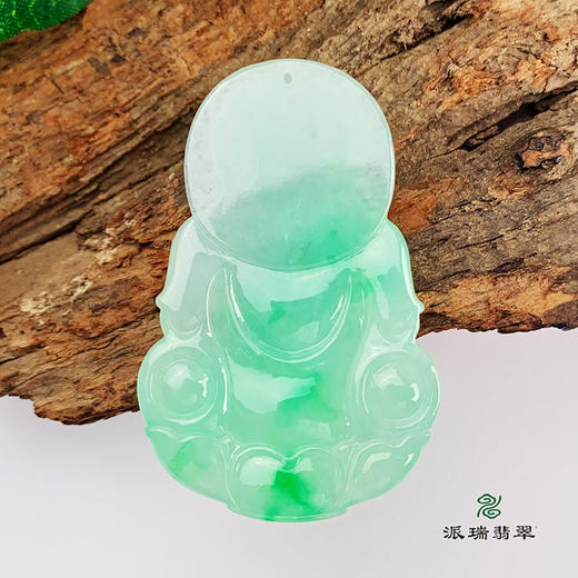 派瑞翡翠 翡翠观音 糯种 飘翠 商品图2