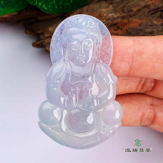 派瑞翡翠 翡翠观音 糯种 飘翠 商品图2