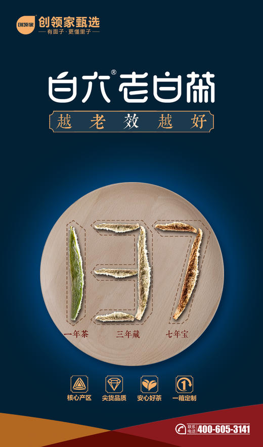 白六老白茶·贡眉（2015年） 商品图1