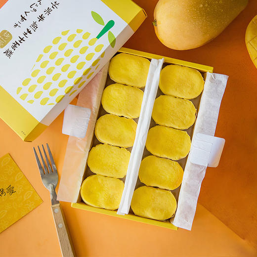 烤爱·经典款·半熟芝士系列·榴芒双拼半熟芝士·榴莲芒果·下午茶 全国配送(偏远地区除外) 商品图2