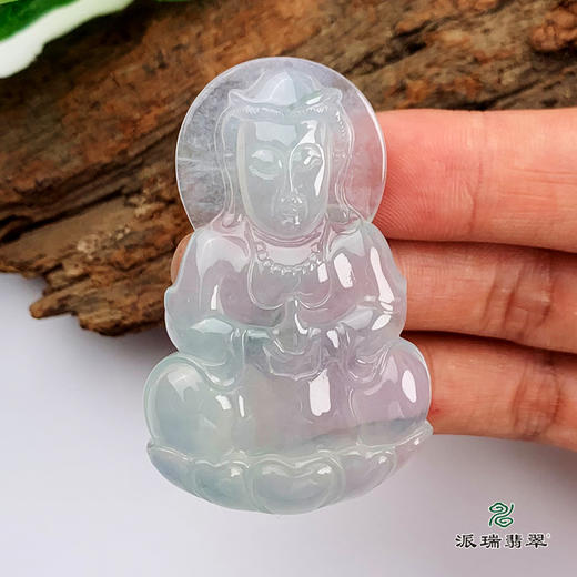 派瑞翡翠 翡翠观音 糯种 飘翠 商品图2