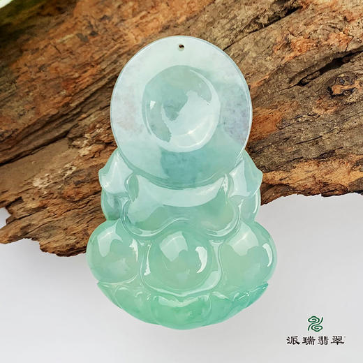 派瑞翡翠 翡翠观音 糯种 飘翠 商品图3