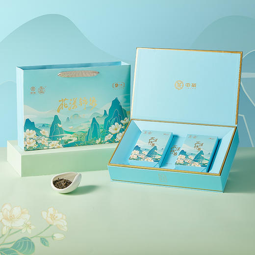 中茶猴王.花漾锦绣茉莉花茶礼盒200g 商品图0