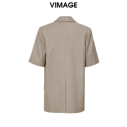 VIMAGE纬漫纪秋季新款宽松舒适帅气西装外套V1803408 商品图7