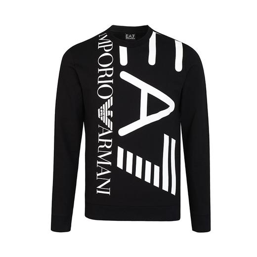 阿玛尼（ARMANI）男装 简约圆领字母LOGO长袖男士卫衣 99032 商品图0