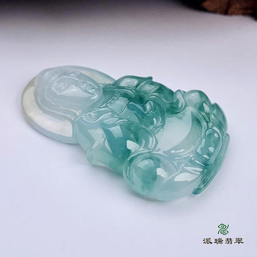 派瑞翡翠 翡翠观音 糯种 飘翠 商品图4