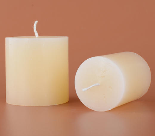 KCTB010粗短小圆柱蜡烛象牙色 商品图2