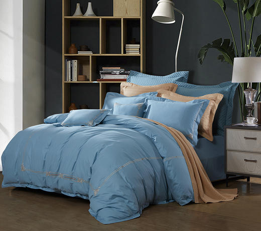 富安娜素绣四件套-布达佩斯 商品图0