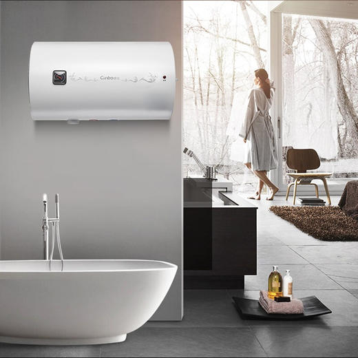 康宝（Canbo）电热水器 家用 储水式热水器 厕所浴室洗澡热水 双管加热 2000W速热 免费安装 CBD50-WA9(1)【50升】 商品图1