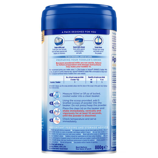 [保税区]英国 爱他美（Aptamil）白金版婴幼儿配方奶粉 3段 800g 商品图1