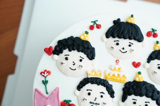 精致手绘—合家欢乐（提前2天以上预订；手绘预定后不可取消订单） 商品图2