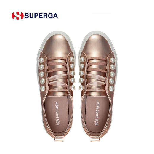 SUPERGA春季质感金属风珍珠鞋 女鞋一脚蹬套脚板鞋休闲鞋S00EGD0分销 商品图4