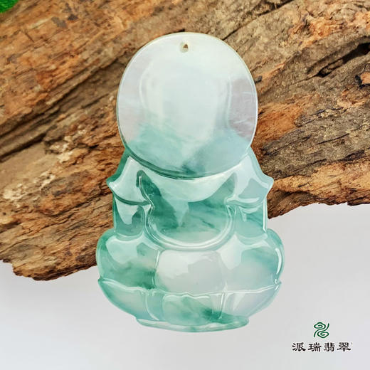 派瑞翡翠 翡翠观音 糯种 飘翠 商品图3