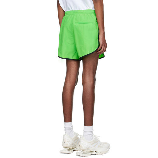 BALENCIAGA 巴黎世家  男士 Sporty B 徽标印花休闲短裤 绿色 699033 TKO48 3520 商品图2