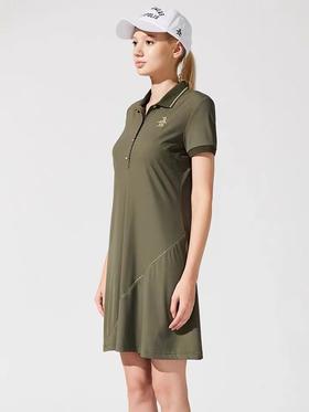 MUNSINGWEAR/万星威女装短袖连衣裙夏季新款运动高尔夫裙