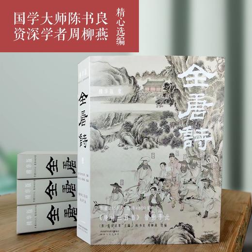 (仓发) 全唐诗：精华版 国学大师陈书良等选注，收录2555人，选诗4809首 彩插全四册 绿色环保印刷/陕西人民出版社/[清]彭定求，陈书良，周柳燕，等/9787224142754 商品图1