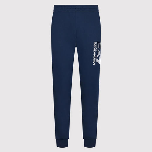 EMPORIO ARMANI EA7 阿玛尼 男士棉质字母标志logo印花休闲运动裤 蓝色 3LPP53 PJ05Z 1554 商品图0