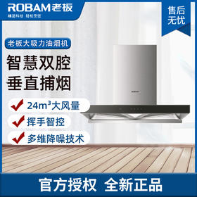 老板 （Robam ）24立方大吸力 1060Pa风压 免拆洗大吸力油烟 CXW-260-8333S