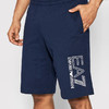 EMPORIO ARMANI EA7 阿玛尼 男士棉质字母标志logo印花休闲短裤 藏蓝色 3LPS73 PJ05Z 1554 商品缩略图1
