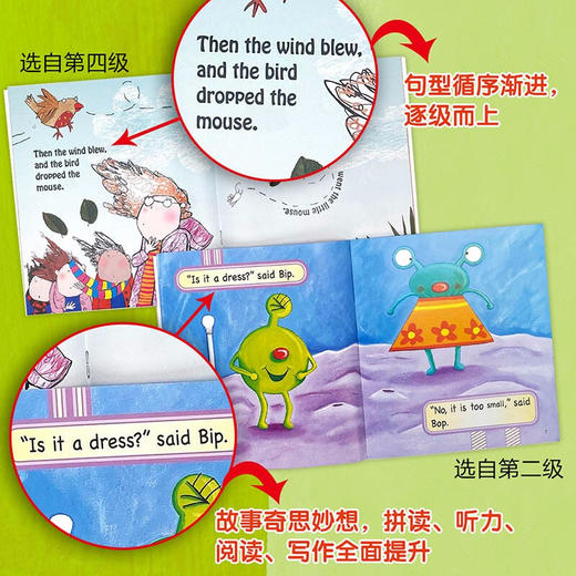 【套装、单本任选】外研社丽声妙想英文绘本第1级235678910分级阅读可点读配光盘少儿英语双语读物适合4-10岁幼儿童亲子阅读故事书 商品图2