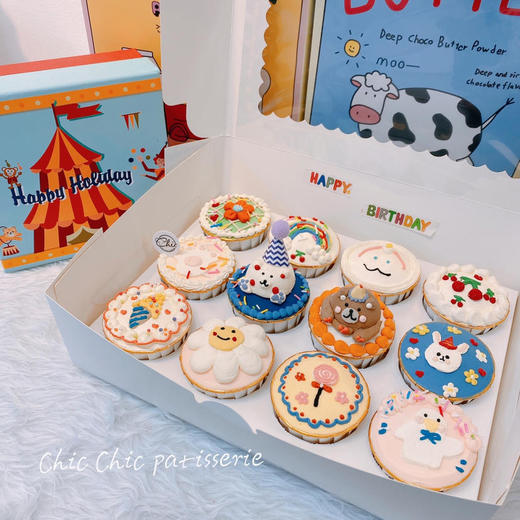 手绘立体杯子蛋糕 | 昔果 商品图0