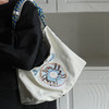 春夏百搭日本小众潮牌质感帆布大容量托特包时尚刺绣单肩包腋下包 商品缩略图5