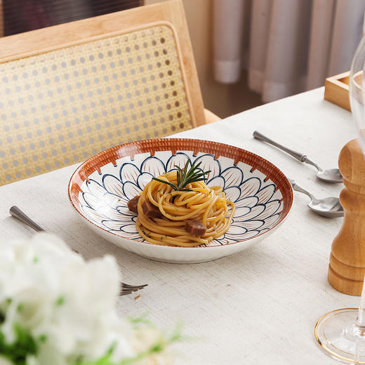 日式盘子网红高颜值菜盘子水果盘加厚耐高温碟子餐盘家用实用餐具 商品图4