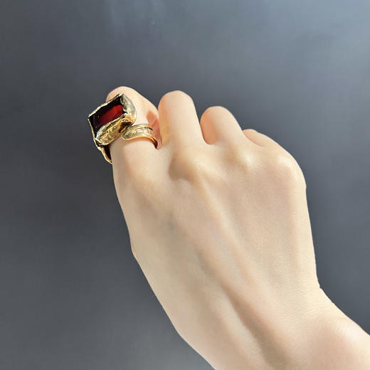 北京仓｜THOT GIOIELLI-Ruby-红色 开口 戒指［意大利设计师］ 商品图2