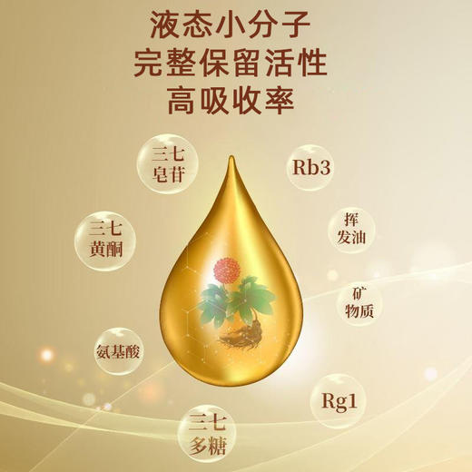 金七三七鲜萃液三七口服液15ml*30支 商品图2