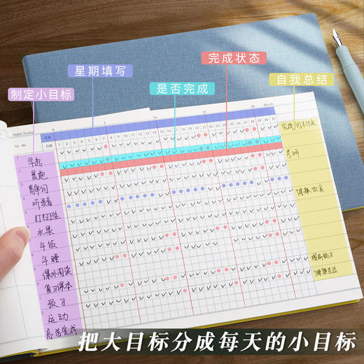 自律打卡本任务计划本习惯养成时间管理todolist月周规划学生日程 商品图5