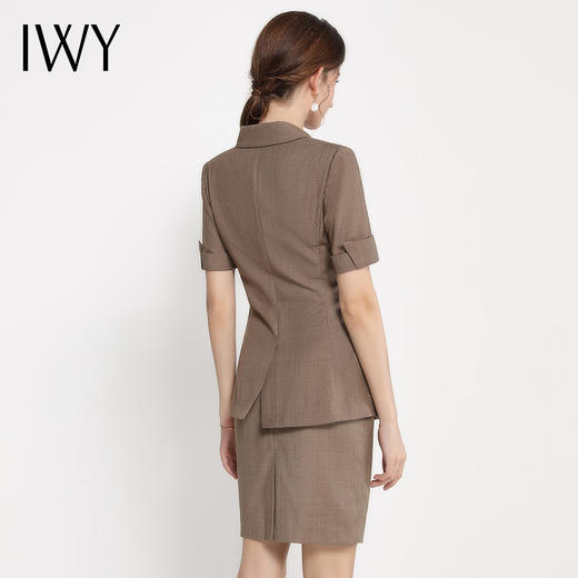 IWY/卡其色西装半裙都市时尚商务职业套装西服CS12222 商品图3